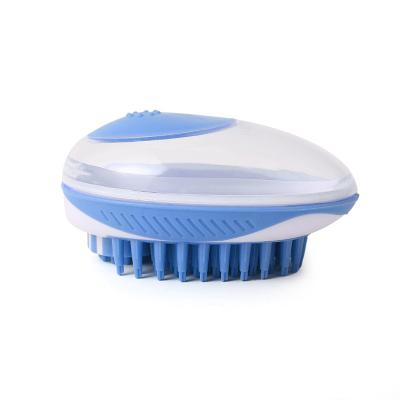 China Viable Brush Shower Massage Shampoo Pet Silicone Comb Brush Bath Dog Grooming Cleaning Brush for sale