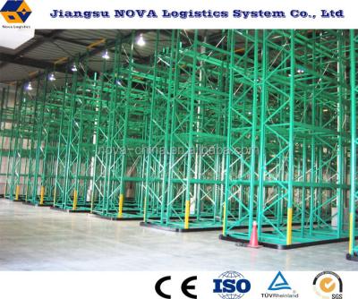 China Corrosion Protection Electric Very Narrow Aisle Widely Used High Bay Pallet Racking With Guide Rail For All Types Of Palletized Goods for sale