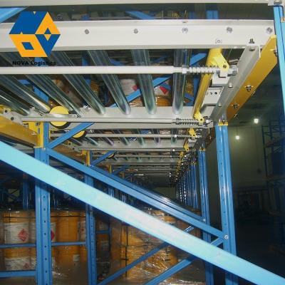 China Corrosion Protection NOVA Logistics Warehouse FIFO Stainless Steel Warehouse Equipment Adjustable Gravity Flow Rack for sale