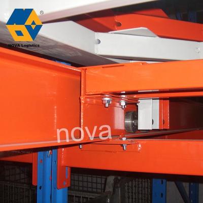 China NOVA Factory Intensive Storage Equipment Corrosion Protection Racking Shelf , Warehouse Push Back Pallet Rack for sale