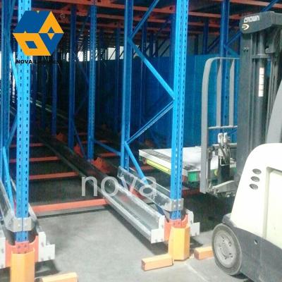 China Corrosion Protection 1500kg/Layer Heavy Duty Powder Coating Pallet Runner Radio Warehouse Shuttle Rack for sale