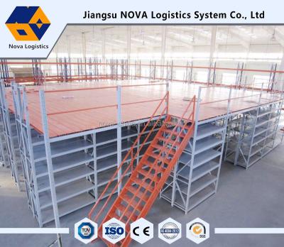 China Corrosion Protection Angle Iron Mezzanine Floor Mezzanine Floor Warehouse Storage Steel Rack for sale