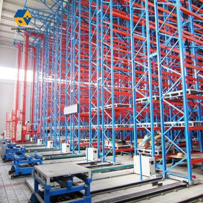 China Automatic Warehouse Storage System Warehouse Air Surveillance Radars Storage Racking System With Heavy Duty Stacker Crane for sale