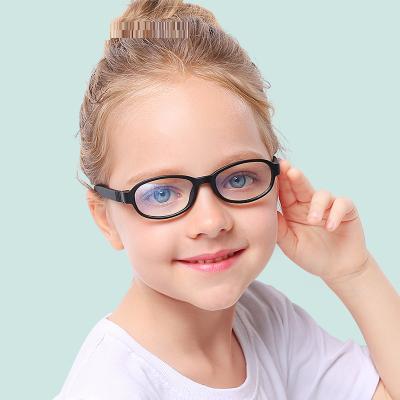 China L8154 Wholesale Computer Retractable Glass Kids Anti Blue Lightweight Glasses Frames for sale