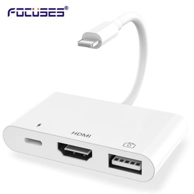 Κίνα OD 3.5mm 3 σε 1 προσαρμοστή προσαρμοστών 45g OTG USB HDMI καλωδίων USB OTG προς πώληση