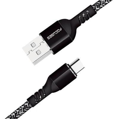 China El negro ISO9001 USB de Mattr al tipo nilón del USB del cable de C trenzó el cable del USB C en venta