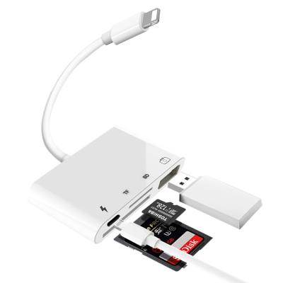 China 4 in 1 ABS OEM USB 2,0 OTG-de Uitrusting van de de Cameraverbinding van de Adapterverlichting Te koop