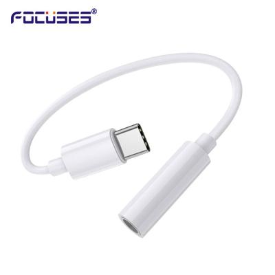 Chine Adaptateur 3.5mm Jack Type C de câble d'USB OTG de fil de PVC à l'adaptateur audio à vendre