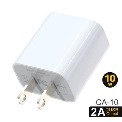 China USB-Ladegerät Stecker DC5V 2.1A US über Wärmeschutz-schnellem Wand-Ladegerät  zu verkaufen