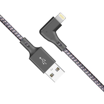 China PD 18W L Shape Lightning Cable Fast Charging USB Cable 10000 Times Lifespan for sale