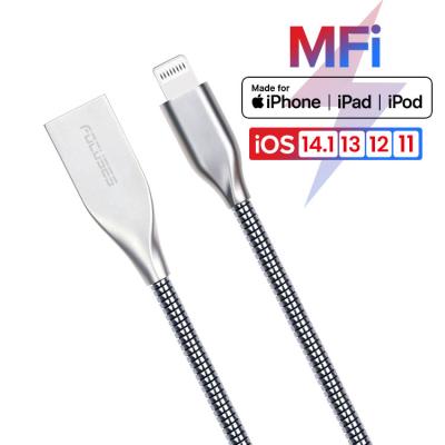 China o FCC de carregamento RoHs do GV MFi do cabo do relâmpago de 2.4A 3A USB certificou à venda