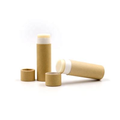 China Wholesale Custom Vegan Biodegradable Black Lip Balm Tube Packaging Scented Candle for sale