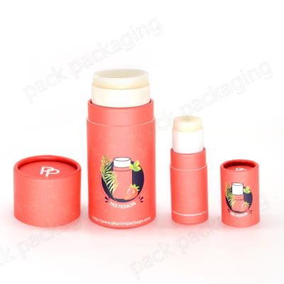 China Recycled Materials Custom Size Twist Up Cylinder Eco Inder 75g Empty Deodorant Stick for sale