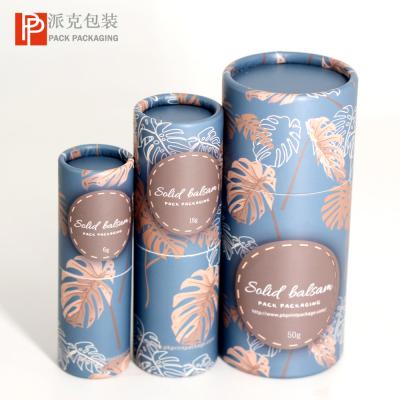 China OEM 8g Recyclable Colorful/15g/50g Deodorant Stick Recyclable Paper Container With Twist Up Tube for sale