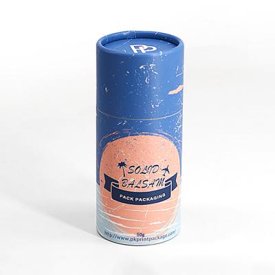 China Recyclable Eco Deodorant Stick Container Degradable Twist Up Tube Paper Packaging for sale