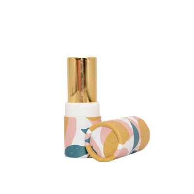 China Factory Recyclable Manufacture Empty Lipstick Tube Packing Abundance Biodegradable Lipstick Paper Tube for sale