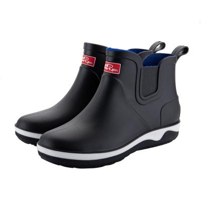 China Fashion Trend Customized Wholesale High Quality Non-slip Waterproof Rain Shoes For Men Safety Boots For Men for sale