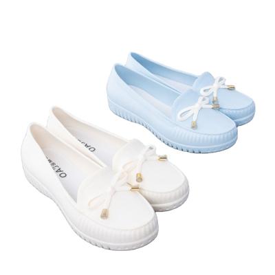 China New Arrival Light Spring Comfortable Colorful Women's Flat Slip On Shoes For Ladies Work Nurse Flat Shoes for sale