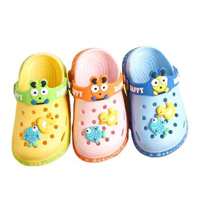 China Fashion Trend Anti-odor Lightweight PVC Printing Cheap Popular Kids Sandals Slippers for sale