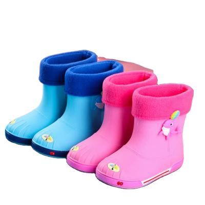 China Cheap Price Toddler Animal Printing Rubber Boots Baby Shoes Kids Waterproof PVC Waterproof Kids Lightweight Custom Price Raining Boots for sale