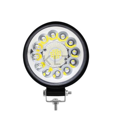 China KLT Auto Parts Aluminum Spot Flood Beam 12v/24v Round Square 4x4 Led Work Light Fog Lights Auxiliary Lights 48w 12v for sale