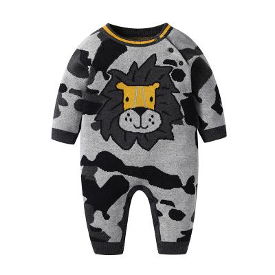 China New Arrival Cute Knit Cotton Infant Outfit Clothes Long Sleeves Baby Wear Boys And Girls Casual Overalls for sale