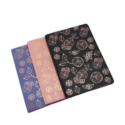 China Custom Fabric Covered Printed Journal A5 A6 B5 Custom Notebook With Hot Stamping Logo for sale