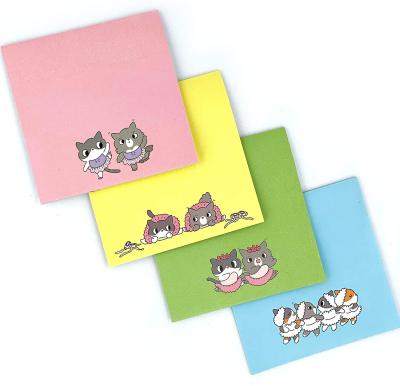 China Self-adhesive notes paper school supplies sticky notes memo pad custom sticky note sticker paper printing for sale