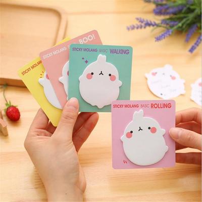 China Self Adhesive Memo Pad Custom Printed Stickers Sticky Paper Printing Cute Sticky Note for sale