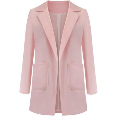 China Women Slim Jacket Breathable Casual Long Sleeve Jacket With Button At Front Opening Wholesale Fashion Suit Blazer for sale