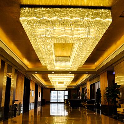 China Guzhen Modern Factory Customize Modern Chandeliers Luxury Ceiling For Hotel Lobby With 3 Years Warranty for sale