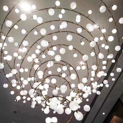 China Zhongshan Guzhen New Design Modern Bulb LED Chandelier for Council House and Lobby for sale