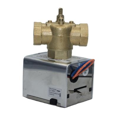 China General china 220v way valve 2 3/4 inch water flow control valves for fan coil for sale