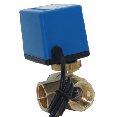 China General 220v 3 Way Motorized Control Valve DN20 for sale