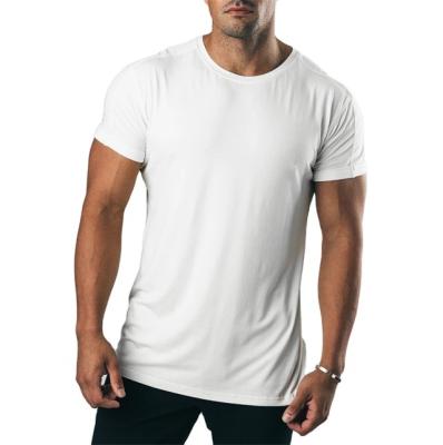 China High Quality Custom Graphic Heavy T-shirt Anti-Wrinkle Mens Cotton Sports White T-shirt T-shirt for sale