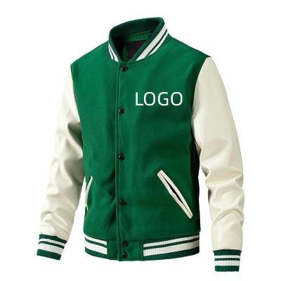 China Wholesale Reversible Print Reversible Loose Casual Custom Logo Men's Jacket Bomber College Jackets for sale