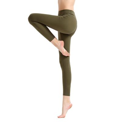 China 92% Polyester 8% Spandex Yoga Gaiters Breathable Women Gym Sport Pants Breathable Soft High Waist Gaiters for sale