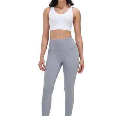 China High Quality Antibacterial Female Custom Sports Sets Summer Slim Gym Fitness Sets Yoga Bra Pants For Woman for sale