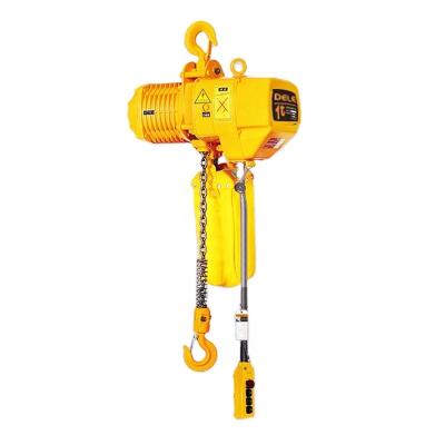 China 0.5T to 35T block making machine 1 ton electric chain hoist and Electric Chain Hoist Price for sale