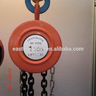 China Low price HSZ type chain hoist chain block hand hoist construction hoist crane for sale