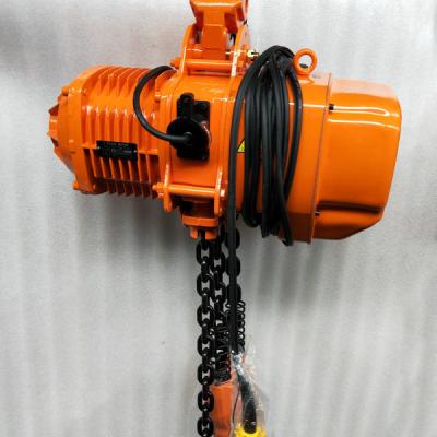 China Building Material Shops CE Quality Electric Chain Hoist With Trolley Heavy Lifting Tools 5T for sale