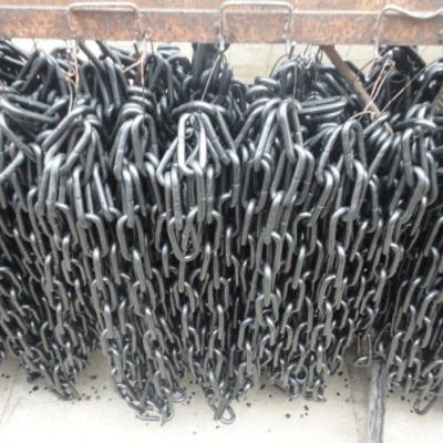 China Standard Black Drag Chain G80 Hoist Chain Alloy Steel Chain for sale