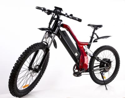 China Cheap price and quality 250w 500w 750w 1000w full aluminum alloy suspension e tire mountain bike wholesale for sale