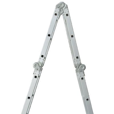 China Aluminum Multifunctional Folding Ladder Household 3/4/5 Lightweight Single Side Climb Ladders Folding Ladders for sale