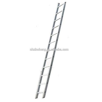 China Folding Ladders 2m - 6m A-section 6061 T5 Single Side Aluminum Scaffolding Agility Straight Step Ladder for sale