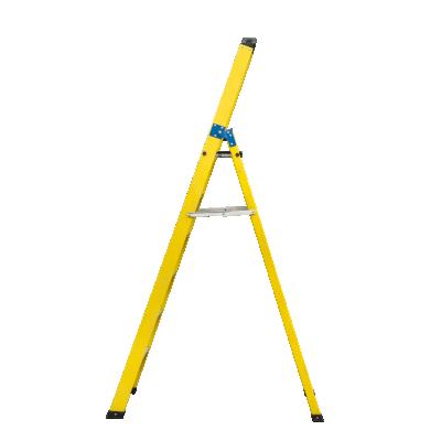 China High Quality Fiberglass Ladder Insulation Ladders Safety Isolation Combination Bilateral Foldable Step Ladder for sale