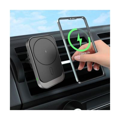 China 15w Ventinfrared Car Fast Charging Moblie Phone 15W Air Wireless Phone Charger Auto Fastener Car Fastening Wireless Holdercar Holder for sale