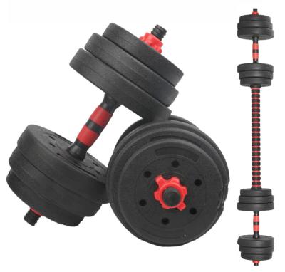 China Home Use Multi-Shape 2 In 1 Barbell Dumbbells Set Adjustable 10KG 20KG 30KG 40KG Dumbbell Environmental Protection Material Dumbbells for sale