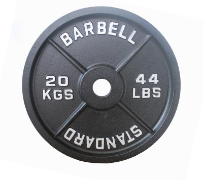 China Universal Home Fitness Equipment Weight Lifting Gym Weight Cast Iron Free Plate for sale