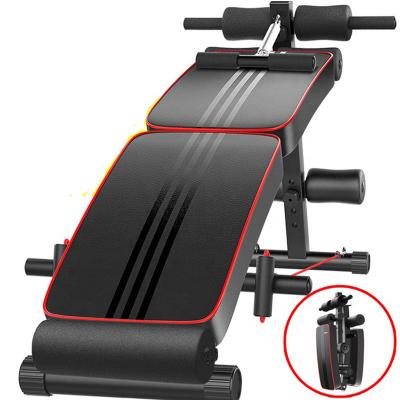 China Modern Exercising Muscles Workout Station Fold Dumbbell Fitness Machines Universal Home Sit Up Abdominal Benches Board for sale